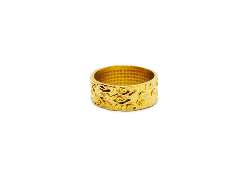 Gold Psychic Swirl Ring